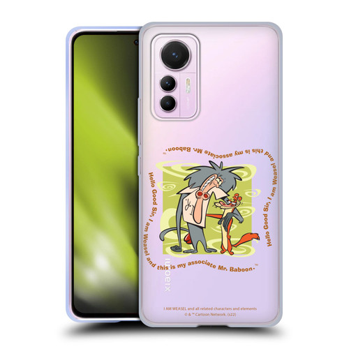 I Am Weasel. Graphics Hello Good Sir Soft Gel Case for Xiaomi 12 Lite