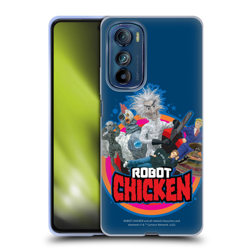 Robot Chicken Graphics Characters Soft Gel Case for Motorola Edge 30
