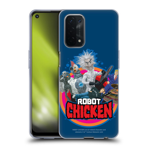 Robot Chicken Graphics Characters Soft Gel Case for OPPO A54 5G