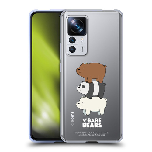 We Bare Bears Character Art Group 3 Soft Gel Case for Xiaomi 12T Pro