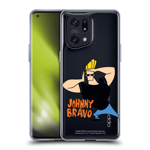 Johnny Bravo Graphics Character Soft Gel Case for OPPO Find X5 Pro