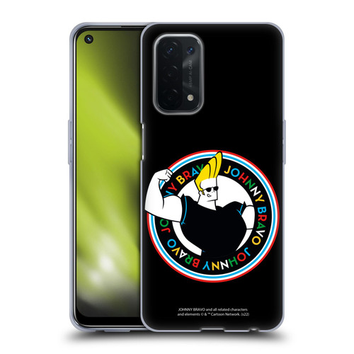 Johnny Bravo Graphics Logo Soft Gel Case for OPPO A54 5G