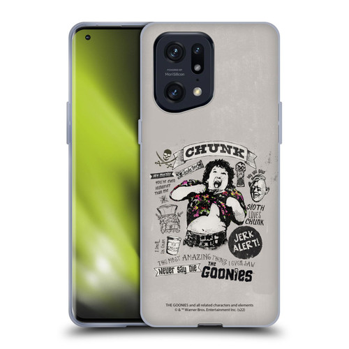 The Goonies Graphics Character Art Soft Gel Case for OPPO Find X5 Pro