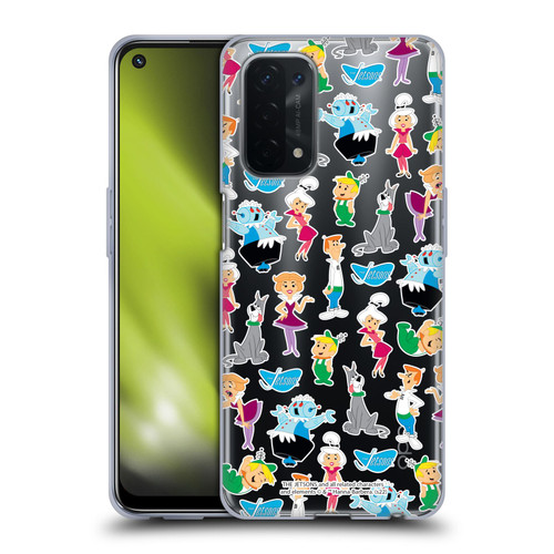 The Jetsons Graphics Pattern Soft Gel Case for OPPO A54 5G