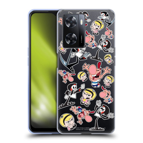 The Grim Adventures of Billy & Mandy Graphics Icons Soft Gel Case for OPPO A57s