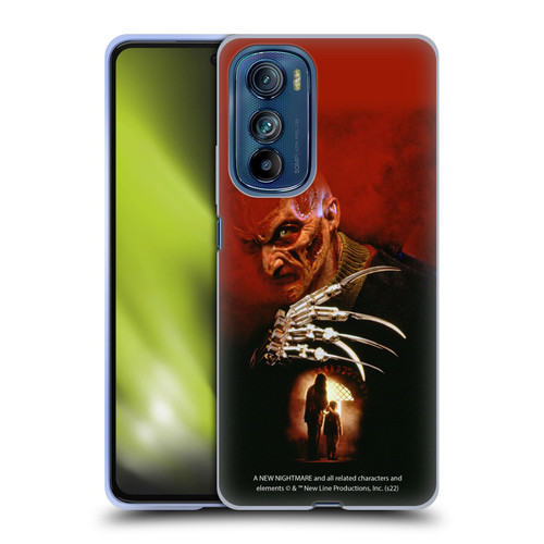 A Nightmare On Elm Street: New Nightmare Graphics Poster Soft Gel Case for Motorola Edge 30