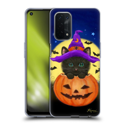 Kayomi Harai Animals And Fantasy Halloween With Cat Soft Gel Case for OPPO A54 5G