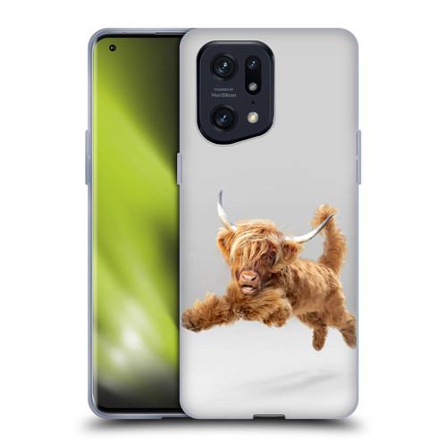 Pixelmated Animals Surreal Pets Highland Pup Soft Gel Case for OPPO Find X5 Pro