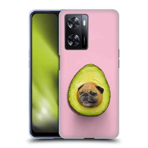 Pixelmated Animals Surreal Pets Pugacado Soft Gel Case for OPPO A57s