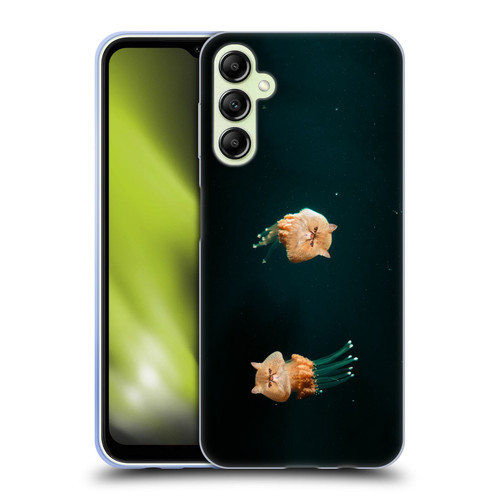 Pixelmated Animals Surreal Pets Jellyfish Cats Soft Gel Case for Samsung Galaxy A14 5G