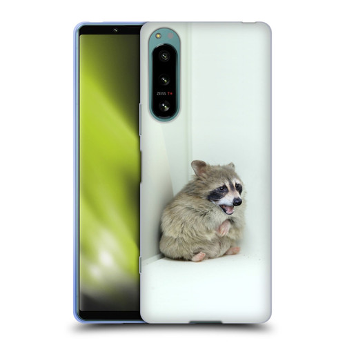 Pixelmated Animals Surreal Wildlife Hamster Raccoon Soft Gel Case for Sony Xperia 5 IV