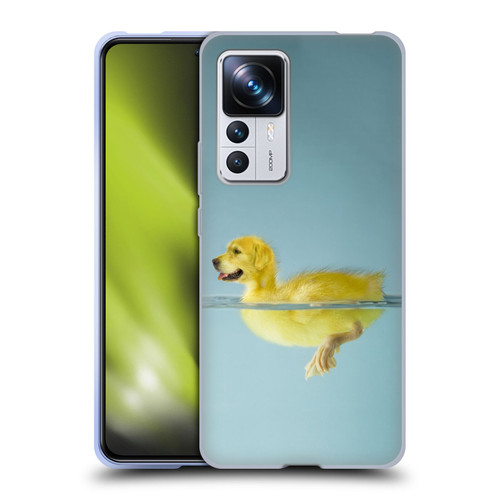 Pixelmated Animals Surreal Wildlife Dog Duck Soft Gel Case for Xiaomi 12T Pro