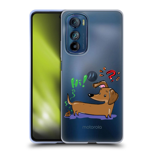 Grace Illustration Dogs Dachshund Soft Gel Case for Motorola Edge 30
