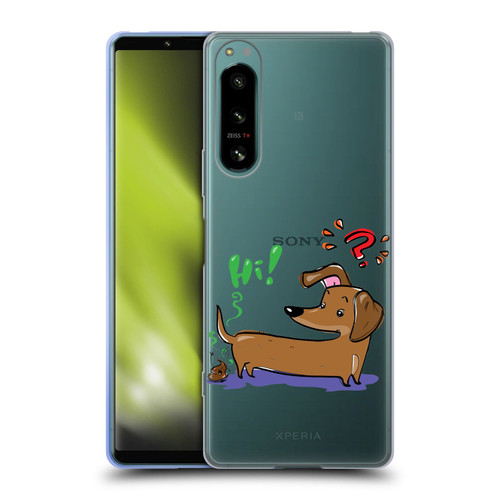 Grace Illustration Dogs Dachshund Soft Gel Case for Sony Xperia 5 IV