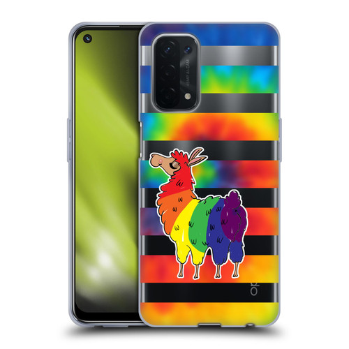 Grace Illustration Llama Pride Soft Gel Case for OPPO A54 5G