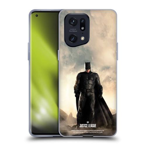Justice League Movie Character Posters Batman Soft Gel Case for OPPO Find X5 Pro