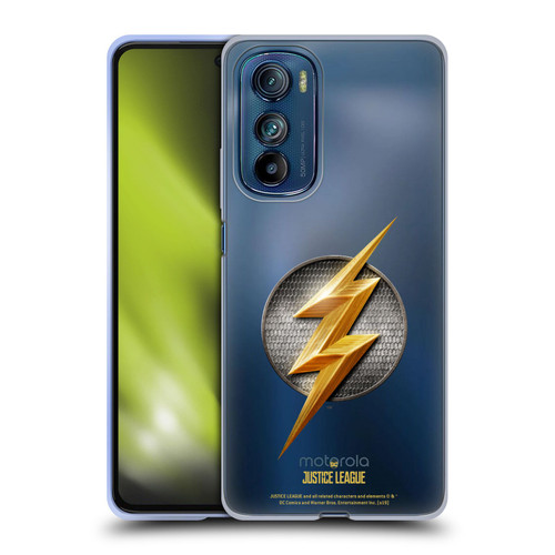 Justice League Movie Logos The Flash Soft Gel Case for Motorola Edge 30