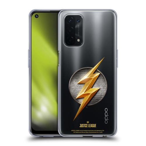 Justice League Movie Logos The Flash Soft Gel Case for OPPO A54 5G