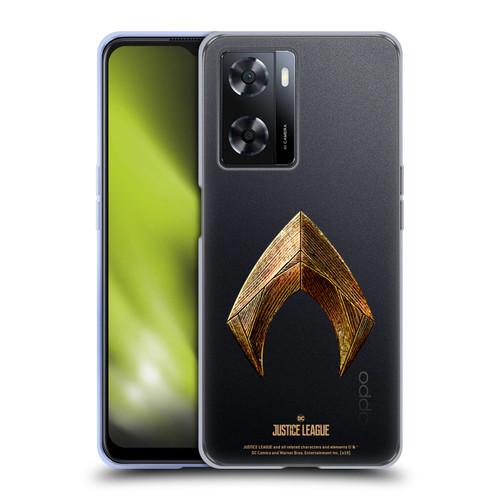 Justice League Movie Logos Aquaman Soft Gel Case for OPPO A57s
