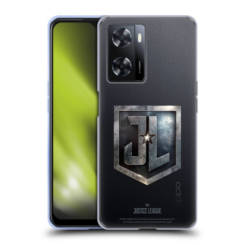 Justice League Movie Logos JL Badge Soft Gel Case for OPPO A57s