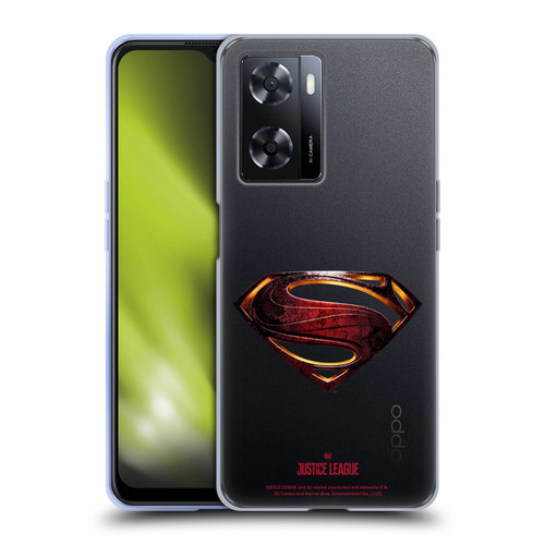 Justice League Movie Logos Superman Soft Gel Case for OPPO A57s