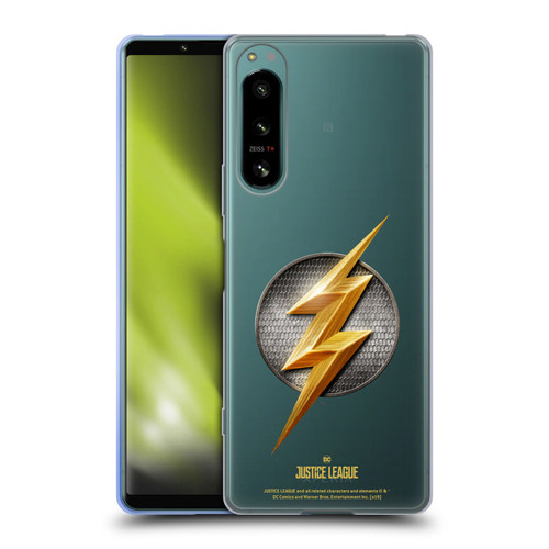 Justice League Movie Logos The Flash Soft Gel Case for Sony Xperia 5 IV