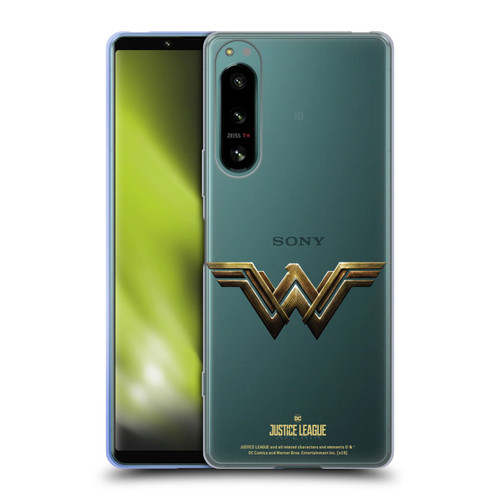 Justice League Movie Logos Wonder Woman Soft Gel Case for Sony Xperia 5 IV