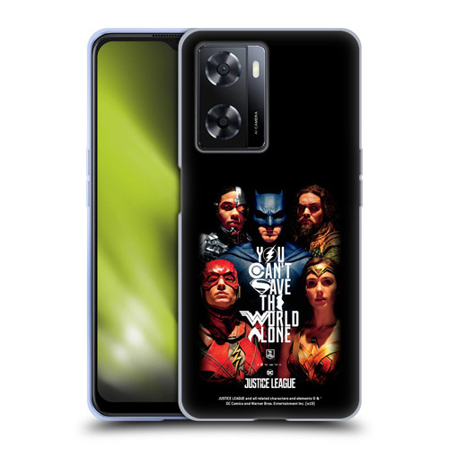 Justice League Movie Posters You Can't Save Soft Gel Case for OPPO A57s