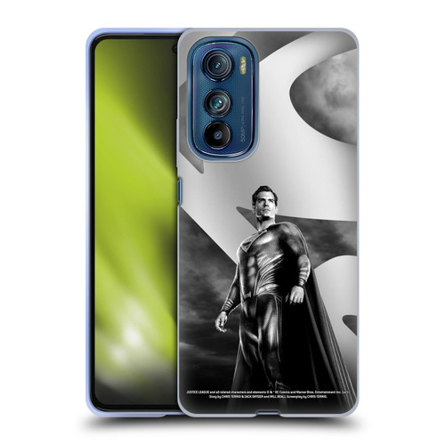 Zack Snyder's Justice League Snyder Cut Character Art Superman Soft Gel Case for Motorola Edge 30