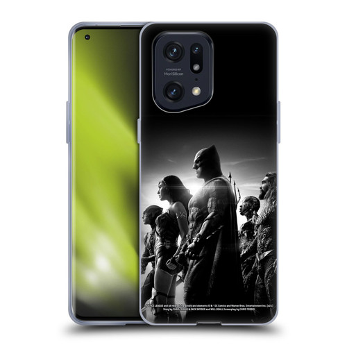 Zack Snyder's Justice League Snyder Cut Character Art Group Soft Gel Case for OPPO Find X5 Pro