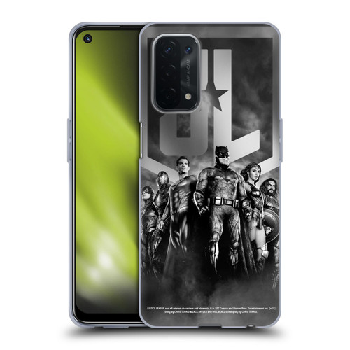Zack Snyder's Justice League Snyder Cut Character Art Group Logo Soft Gel Case for OPPO A54 5G