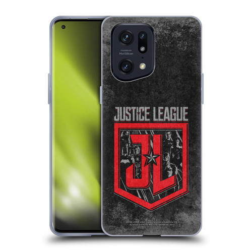 Zack Snyder's Justice League Snyder Cut Composed Art Group Logo Soft Gel Case for OPPO Find X5 Pro
