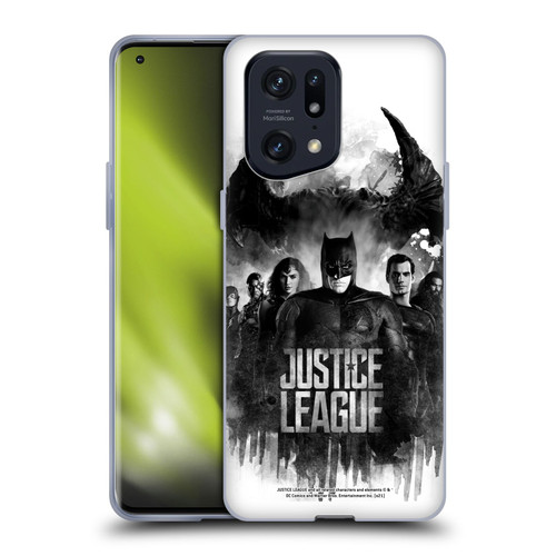 Zack Snyder's Justice League Snyder Cut Composed Art Group Watercolour Soft Gel Case for OPPO Find X5 Pro