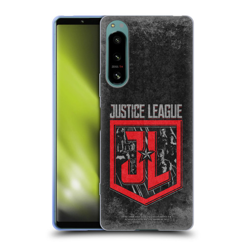 Zack Snyder's Justice League Snyder Cut Composed Art Group Logo Soft Gel Case for Sony Xperia 5 IV