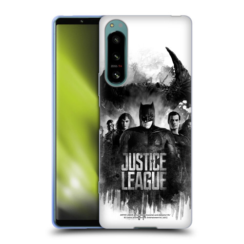 Zack Snyder's Justice League Snyder Cut Composed Art Group Watercolour Soft Gel Case for Sony Xperia 5 IV