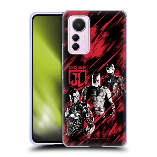 Zack Snyder's Justice League Snyder Cut Composed Art Cyborg, Batman, And Flash Soft Gel Case for Xiaomi 12 Lite