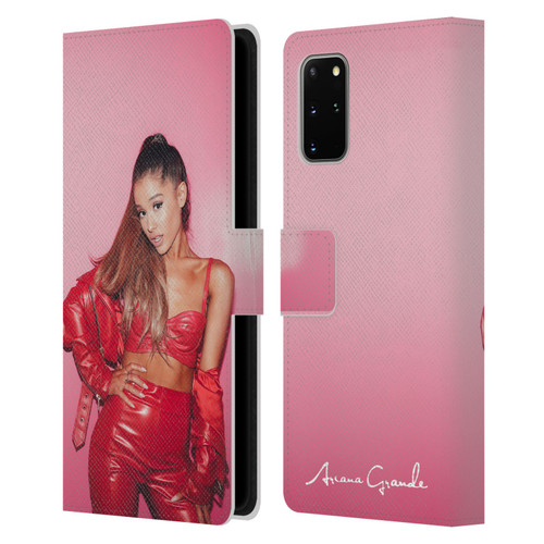 Ariana Grande Dangerous Woman Red Leather Leather Book Wallet Case Cover For Samsung Galaxy S20+ / S20+ 5G