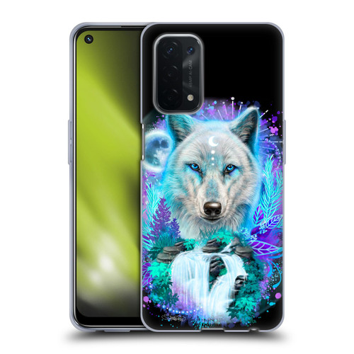 Sheena Pike Animals Winter Wolf Spirit & Waterfall Soft Gel Case for OPPO A54 5G