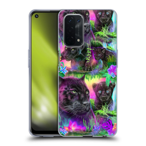 Sheena Pike Big Cats Daydream Panthers Soft Gel Case for OPPO A54 5G