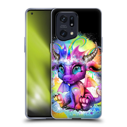 Sheena Pike Dragons Rainbow Lil Dragonz Soft Gel Case for OPPO Find X5 Pro