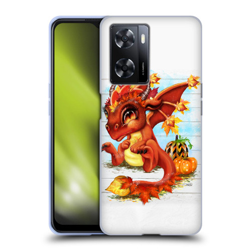 Sheena Pike Dragons Autumn Lil Dragonz Soft Gel Case for OPPO A57s