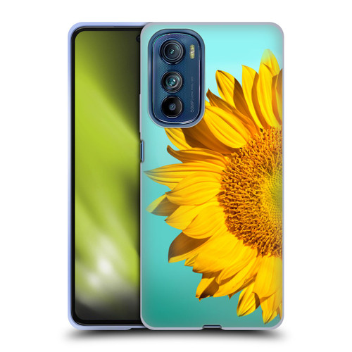 Mark Ashkenazi Florals Sunflowers Soft Gel Case for Motorola Edge 30