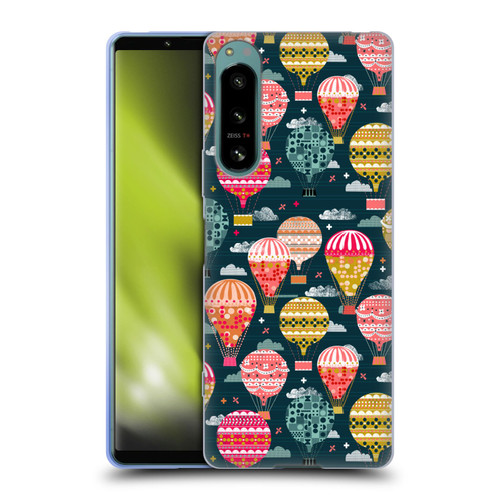 Andrea Lauren Design Assorted Hot Air Balloon Soft Gel Case for Sony Xperia 5 IV