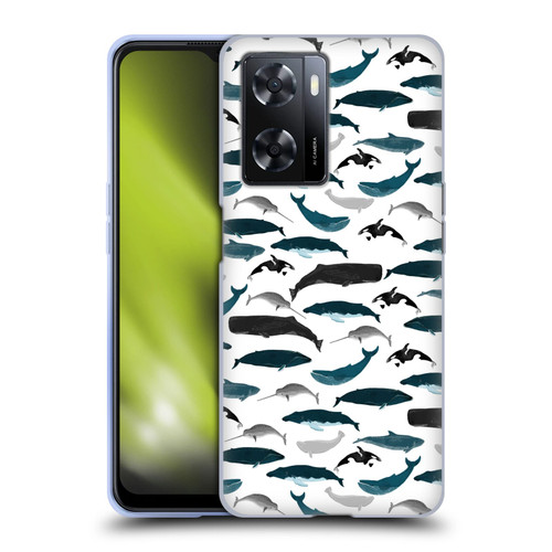 Andrea Lauren Design Sea Animals Whales Soft Gel Case for OPPO A57s