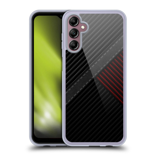 Alyn Spiller Carbon Fiber Stitch Soft Gel Case for Samsung Galaxy A14 5G