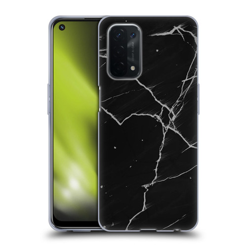 Alyn Spiller Marble Black Soft Gel Case for OPPO A54 5G