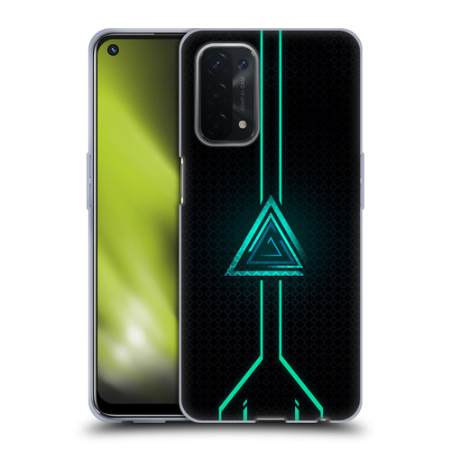 Alyn Spiller Neon Green Soft Gel Case for OPPO A54 5G