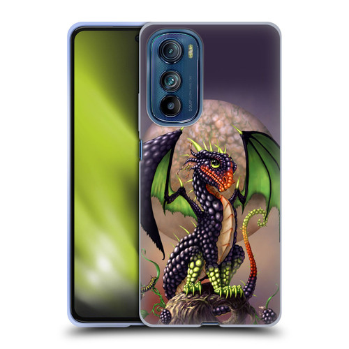 Stanley Morrison Dragons 3 Berry Garden Soft Gel Case for Motorola Edge 30