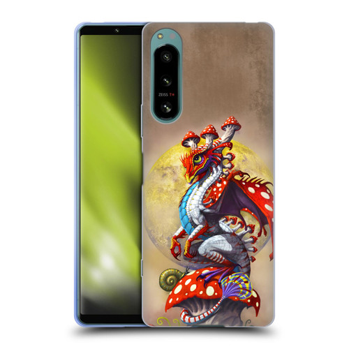 Stanley Morrison Dragons 3 Mushroom Garden Soft Gel Case for Sony Xperia 5 IV