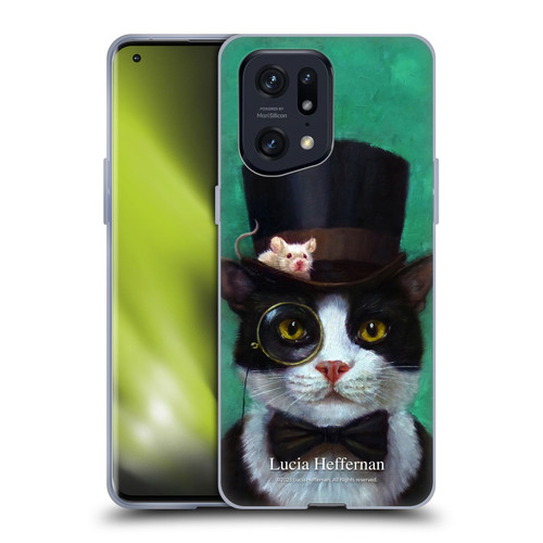 Lucia Heffernan Art Tuxedo Soft Gel Case for OPPO Find X5 Pro